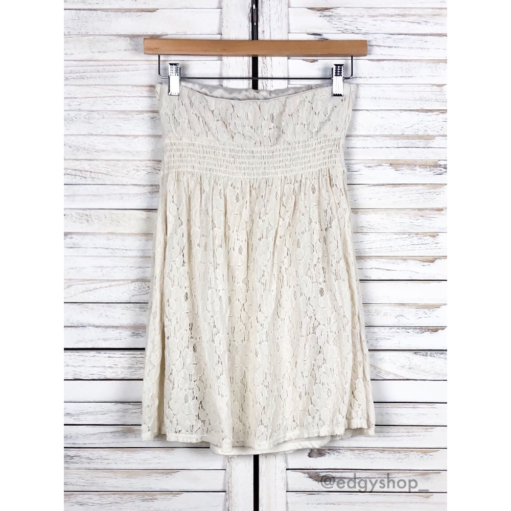 Poetry | Strapless Lace Mini Dress - Picture 3 of 5